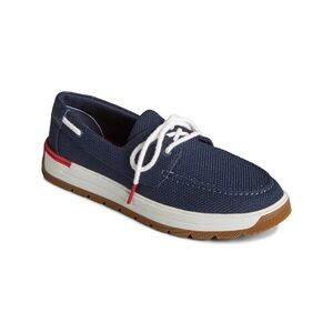 SPERRY Women's Augusta Seacycled Collection Lace Lightweight Boat Shoe Navy